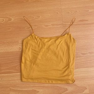 Gaze mustard yellow tank top